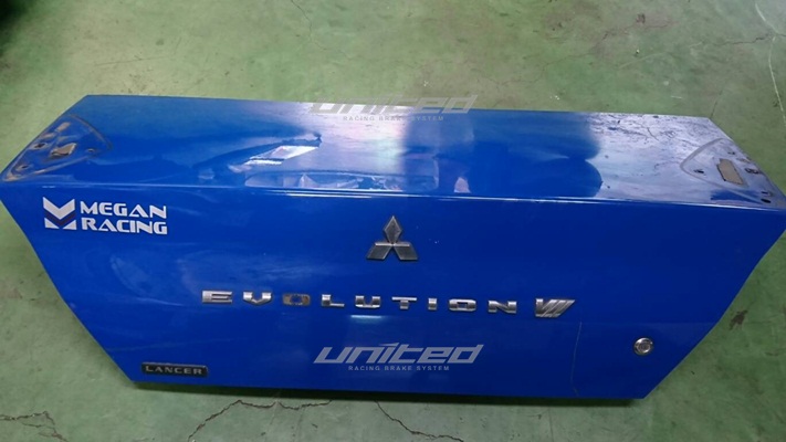 日本外匯 三菱  MITSUBISHI  EVO7 後行李廂蓋-藍 | 聯結汽車有限公司 T&UNITED Racing.