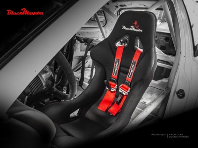 BLACK MAMBA RST-500 碳纖維賽車椅 | 聯結汽車有限公司 T&UNITED Racing.