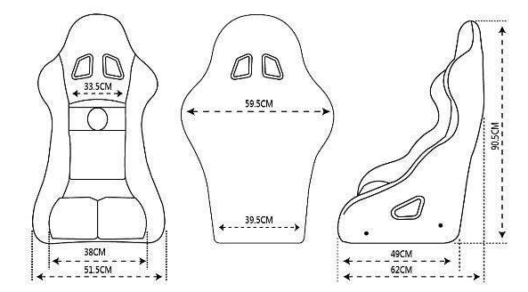 KURO MAMBA RST-600 碳纖維賽車椅 | 聯結汽車有限公司 T&UNITED Racing.