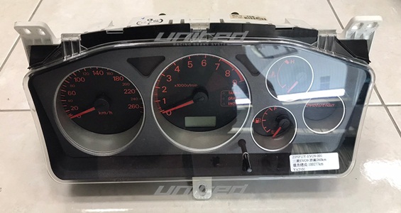 日本外匯 三菱EVO9 原廠260KM 儀表總成-100277KM | 聯結汽車有限公司 T&UNITED Racing.