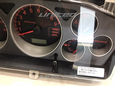 日本外匯 三菱EVO9 原廠260KM 儀表總成-100277KM | 聯結汽車有限公司 T&UNITED Racing.