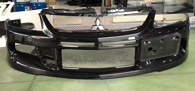 日本外匯 三菱EVO9 原廠6MT前保桿總成(黑) | 聯結汽車有限公司 T&UNITED Racing.