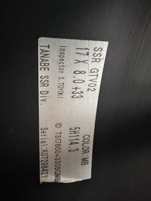 日本外匯 SSR GTV-02 17*8J+33 5孔114.3 鋁圈+胎4只 | 聯結汽車有限公司 T&UNITED Racing.